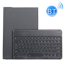 For Lenovo Pad Plus 11 inch TB-J607F / Tab P11 11 inch TB-J606F / Pad 11 inch YAM12 Lambskin Texture Detachable Round Keycap Bluetooth Keyboard Leather Tablet Case with Holder(Black)