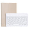 For Lenovo Pad Plus 11 inch TB-J607F / Tab P11 11 inch TB-J606F / Pad 11 inch YAM12 Backlight Style Lambskin Texture Detachable Round Keycap Bluetooth Keyboard Leather Tablet Case with Holder(Gold)