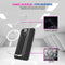 Magsafe Case Simple Magnetic Ring All-inclusive Clear Crystal Acrylic PC +TPU Shockproof Case For iPhone 13(Transparent)