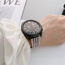 22mm Seven-beads Small Waist Steel Watch Band(Silver)