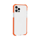 Four-corner Shockproof TPU + Acrylic Protective Case For iPhone 13 Pro Max(Orange)