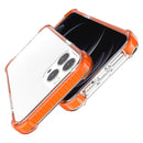 Four-corner Shockproof TPU + Acrylic Protective Case For iPhone 13 Pro Max(Orange)