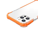Four-corner Shockproof TPU + Acrylic Protective Case For iPhone 13 Pro Max(Orange)