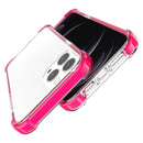 Four-corner Shockproof TPU + Acrylic Protective Case For iPhone 13 Pro Max(Pink)