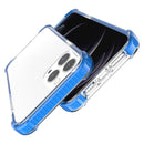 Four-corner Shockproof TPU + Acrylic Protective Case For iPhone 13 Pro Max(Blue)