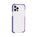 Four-corner Shockproof TPU + Acrylic Protective Case For iPhone 13 Pro Max(Purple)
