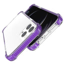 Four-corner Shockproof TPU + Acrylic Protective Case For iPhone 13 Pro Max(Purple)