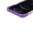 Four-corner Shockproof TPU + Acrylic Protective Case For iPhone 13 Pro Max(Purple)