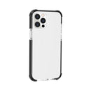 Four-corner Shockproof TPU + Acrylic Protective Case For iPhone 13 Pro Max(Black + Transparent)