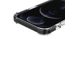 Four-corner Shockproof TPU + Acrylic Protective Case For iPhone 13 Pro Max(Black + Transparent)