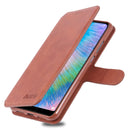 For Huawei P20 Pro AZNS Calf Texture Magnetic Horizontal Flip PU Leather Case with Holder & Card Slots & Photo Frame(Brown)