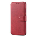 For Huawei P20 Pro AZNS Calf Texture Magnetic Horizontal Flip PU Leather Case with Holder & Card Slots & Photo Frame(Red)