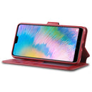 For Huawei P20 Pro AZNS Calf Texture Magnetic Horizontal Flip PU Leather Case with Holder & Card Slots & Photo Frame(Red)