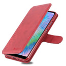 For Huawei P20 Pro AZNS Calf Texture Magnetic Horizontal Flip PU Leather Case with Holder & Card Slots & Photo Frame(Red)