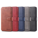 For Huawei P20 Pro AZNS Calf Texture Magnetic Horizontal Flip PU Leather Case with Holder & Card Slots & Photo Frame(Red)