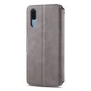For Huawei P20 Pro AZNS Calf Texture Magnetic Horizontal Flip PU Leather Case with Holder & Card Slots & Photo Frame(Gray)