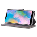 For Huawei P20 Pro AZNS Calf Texture Magnetic Horizontal Flip PU Leather Case with Holder & Card Slots & Photo Frame(Gray)