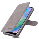 For Huawei P20 Pro AZNS Calf Texture Magnetic Horizontal Flip PU Leather Case with Holder & Card Slots & Photo Frame(Gray)