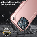 Shockproof Rugged Armor Protective Case For iPhone 13 Pro Max(Red)
