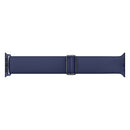 Elasticity Silicone Strap Watch Band For Apple Watch Series 7 41mm / 6 & SE & 5 & 4 40mm / 3 & 2 & 1 38mm(Dark Blue)