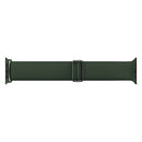 Elasticity Silicone Strap Watch Band For Apple Watch Series 7 41mm / 6 & SE & 5 & 4 40mm / 3 & 2 & 1 38mm(Dark Green)