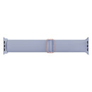 Elasticity Silicone Strap Watch Band For Apple Watch Series 7 41mm / 6 & SE & 5 & 4 40mm / 3 & 2 & 1 38mm(Lavender Grey)