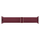 Elasticity Silicone Strap Watch Band For Apple Watch Series 7 41mm / 6 & SE & 5 & 4 40mm / 3 & 2 & 1 38mm(Wine Red)