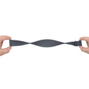 Elasticity Silicone Strap Watch Band For Apple Watch Series 7 45mm / 6 & SE & 5 & 4 44mm / 3 & 2 & 1 42mm(Dark Grey)