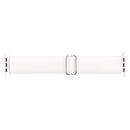 Elasticity Silicone Strap Watch Band For Apple Watch Series 7 45mm / 6 & SE & 5 & 4 44mm / 3 & 2 & 1 42mm(White)