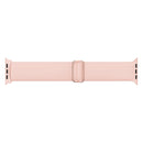 Elasticity Silicone Strap Watch Band For Apple Watch Series 7 45mm / 6 & SE & 5 & 4 44mm / 3 & 2 & 1 42mm(Pink)
