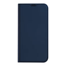 DUX DUCIS Skin Pro Series Shockproof Horizontal Flip Leather Case with Holder & Card Slots For iPhone 13 mini(Dark Blue)