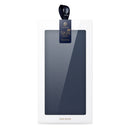 DUX DUCIS Skin Pro Series Shockproof Horizontal Flip Leather Case with Holder & Card Slots For iPhone 13 mini(Dark Blue)