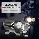 2 PCS L29 12V / 15W / 6000K / 2000LM Motorcycle / Car IP65 Waterproof External LED Small Steel Cannon Spotlight Working Lamp
