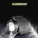 2 PCS L29 12V / 15W / 6000K / 2000LM Motorcycle / Car IP65 Waterproof External LED Small Steel Cannon Spotlight Working Lamp