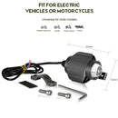 2 PCS L29 12V / 15W / 6000K / 2000LM Motorcycle / Car IP65 Waterproof External LED Small Steel Cannon Spotlight Working Lamp