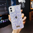 SULADA Colorful Diamond Series Shockproof TPU Protective Case For iPhone 13 Pro(Purple)