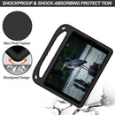 Handle Portable EVA Shockproof Protective Case with Triangle Holder For iPad 10.2 2021 / 2020 / 2019(Black)