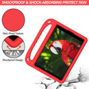 Handle Portable EVA Shockproof Protective Case with Triangle Holder For iPad 10.2 2021 / 2020 / 2019(Red)