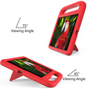 Handle Portable EVA Shockproof Protective Case with Triangle Holder For iPad 10.2 2021 / 2020 / 2019(Red)