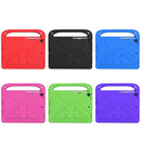 Handle Portable EVA Shockproof Protective Case with Triangle Holder For iPad 10.2 2021 / 2020 / 2019(Red)