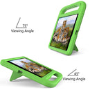 Handle Portable EVA Shockproof Protective Case with Triangle Holder For iPad 10.2 2021 / 2020 / 2019(Green)