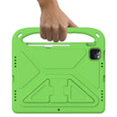 Handle Portable EVA Shockproof Protective Tablet Case with Triangle Holder For iPad Pro 11 2021/2020/2018 / iPad Air 2020 / Air 2022 10.9(Green)