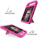 Handle Portable EVA Shockproof Protective Tablet Case with Triangle Holder For iPad Pro 11 2021/2020/2018 / iPad Air 2020 / Air 2022 10.9(Rose Red)