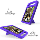 Handle Portable EVA Shockproof Protective Tablet Case with Triangle Holder For iPad Pro 11 2021/2020/2018 / iPad Air 2020 / Air 2022 10.9(Purple)