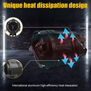 G0025 M3 9-30V 90W 6000K/3000K 9000LM 6 ZES-3575 LEDs White Light+Yellow Light Motorcycle Large Lens Spotlight