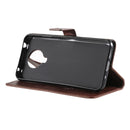 For Nokia G10 Tree & Cat Pattern Pressed Printing Horizontal Flip PU Leather Case with Holder & Card Slots & Wallet & Lanyard(Coffee)