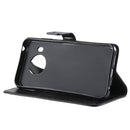 For Nokia X20 Tree & Cat Pattern Pressed Printing Horizontal Flip PU Leather Case with Holder & Card Slots & Wallet & Lanyard(Black)