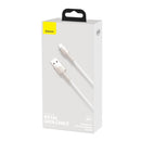 Baseus CAKF000102 Cafule Series 66W USB to USB-C / Type-C Metal Data Cable, Cable Length:1m(White)