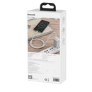 Baseus CAKF000102 Cafule Series 66W USB to USB-C / Type-C Metal Data Cable, Cable Length:1m(White)