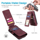For Samsung Galaxy A50 Skin Feel Business Horizontal Flip PU Leather Case with Holder & Multi-Card Slots & Wallet & Lanyard & Photo Frame(Wine Red)